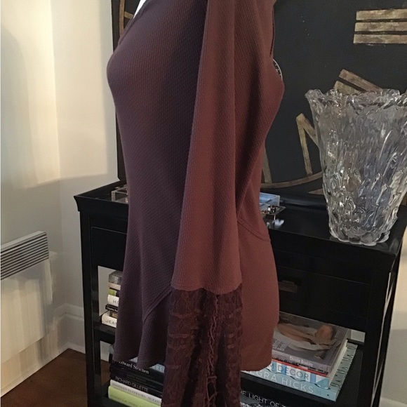 Free People Shirt w/Laced Wrists - Picture 5 of 7